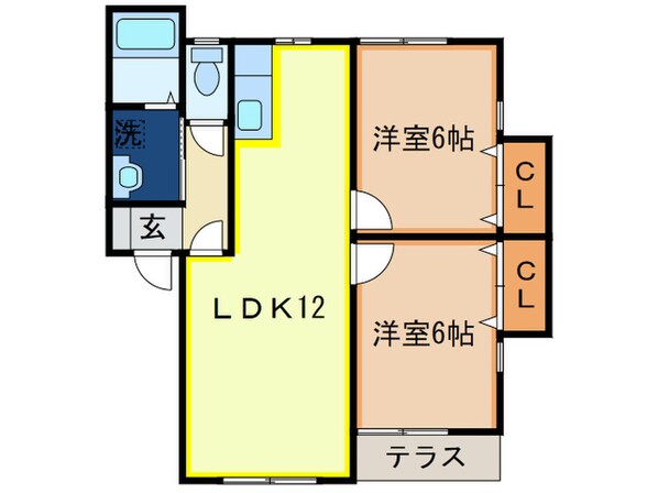 ハ－トランドの物件間取画像